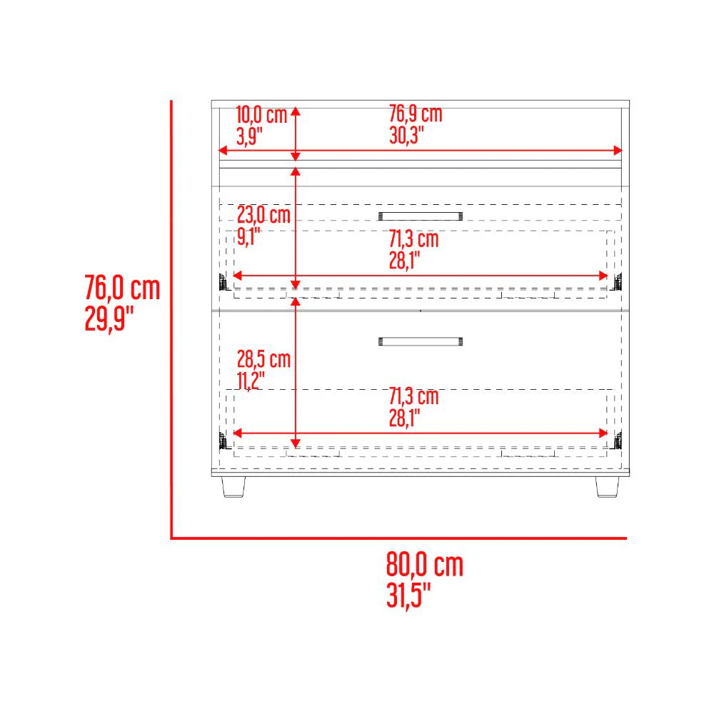 Organizador Barin, Fresno Europeo y Wengue, con compatimentos para objetos decorativos - Image 15