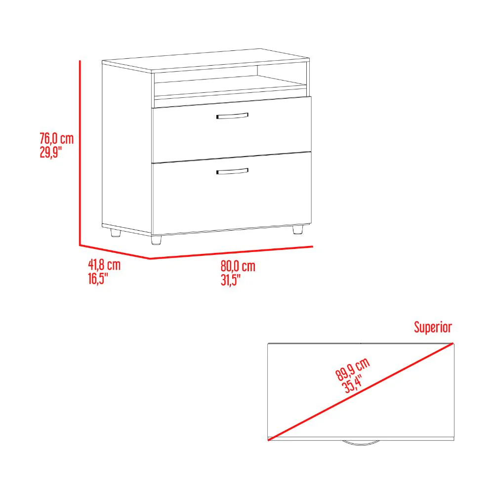 Organizador Barin, Fresno Europeo y Wengue, con compatimentos para objetos decorativos - Image 16