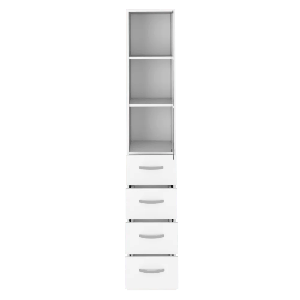 Organizador de Baño Picasso, Blanco, con Cuatro Cajones Deslizables ZF - Image 6