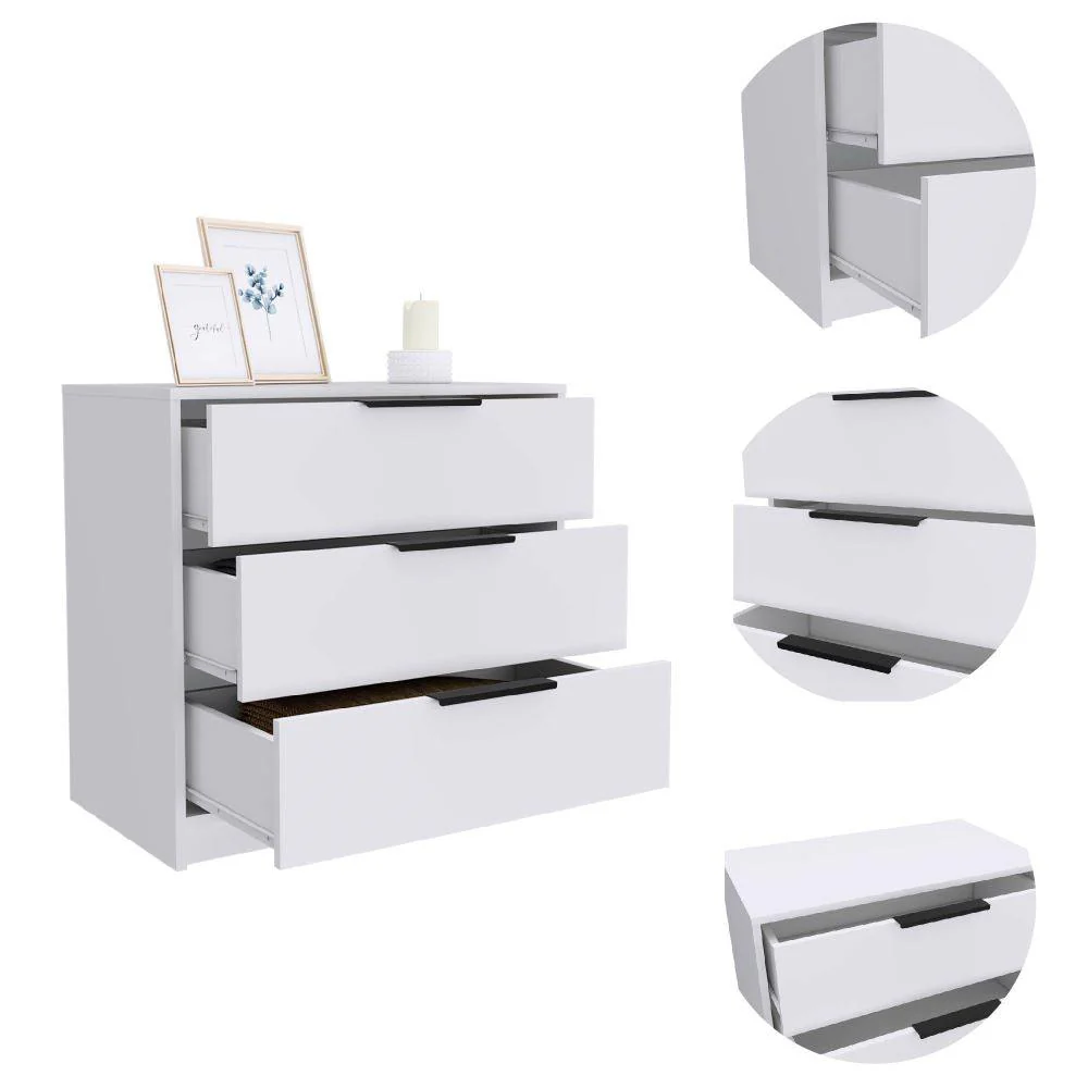 Organizador Wesley, Blanco, con Tres Cajones ZF - Image 8