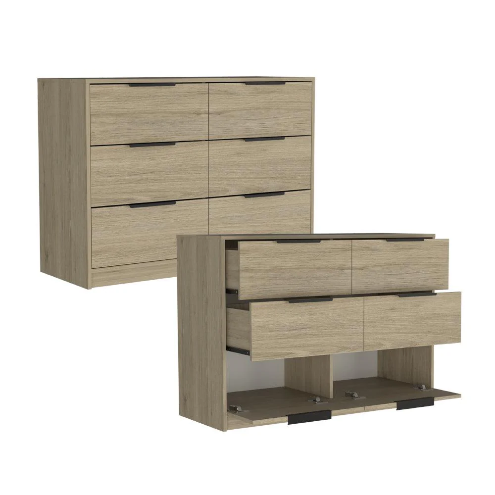 Organizador Wesley, Cartagena y Blanco, con Cuatro Cajones X2