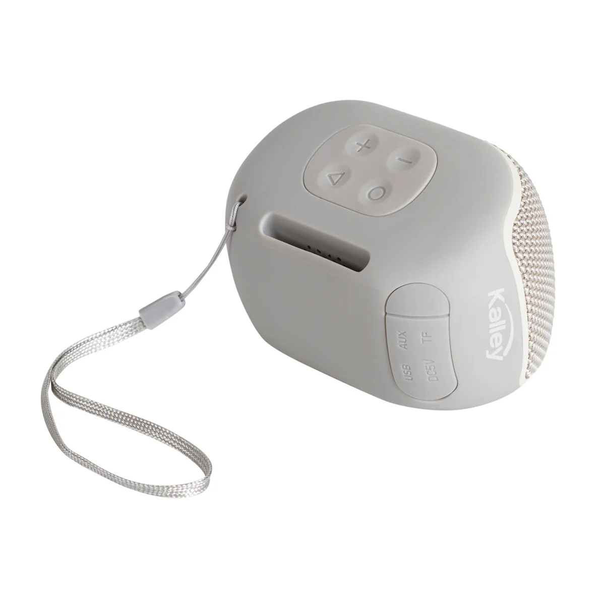Parlante portátil Kalley con conexión Bluetooth, radio FM, USB y microSD color gris - Image 3