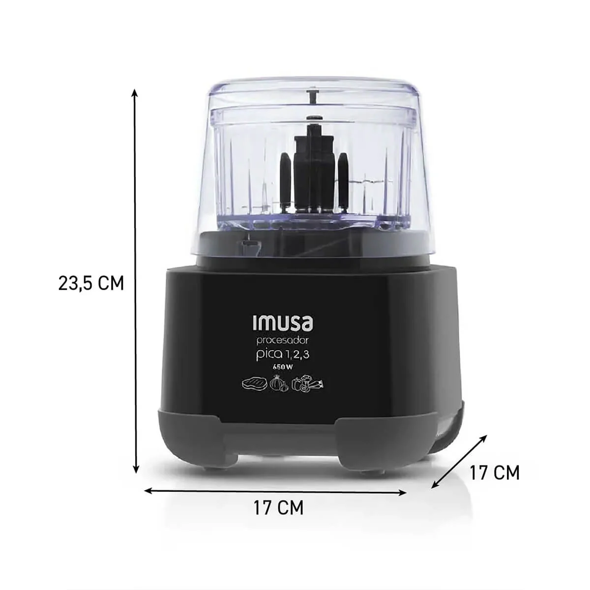 Procesador 3 velocidades plus negro marca imusa - Image 6