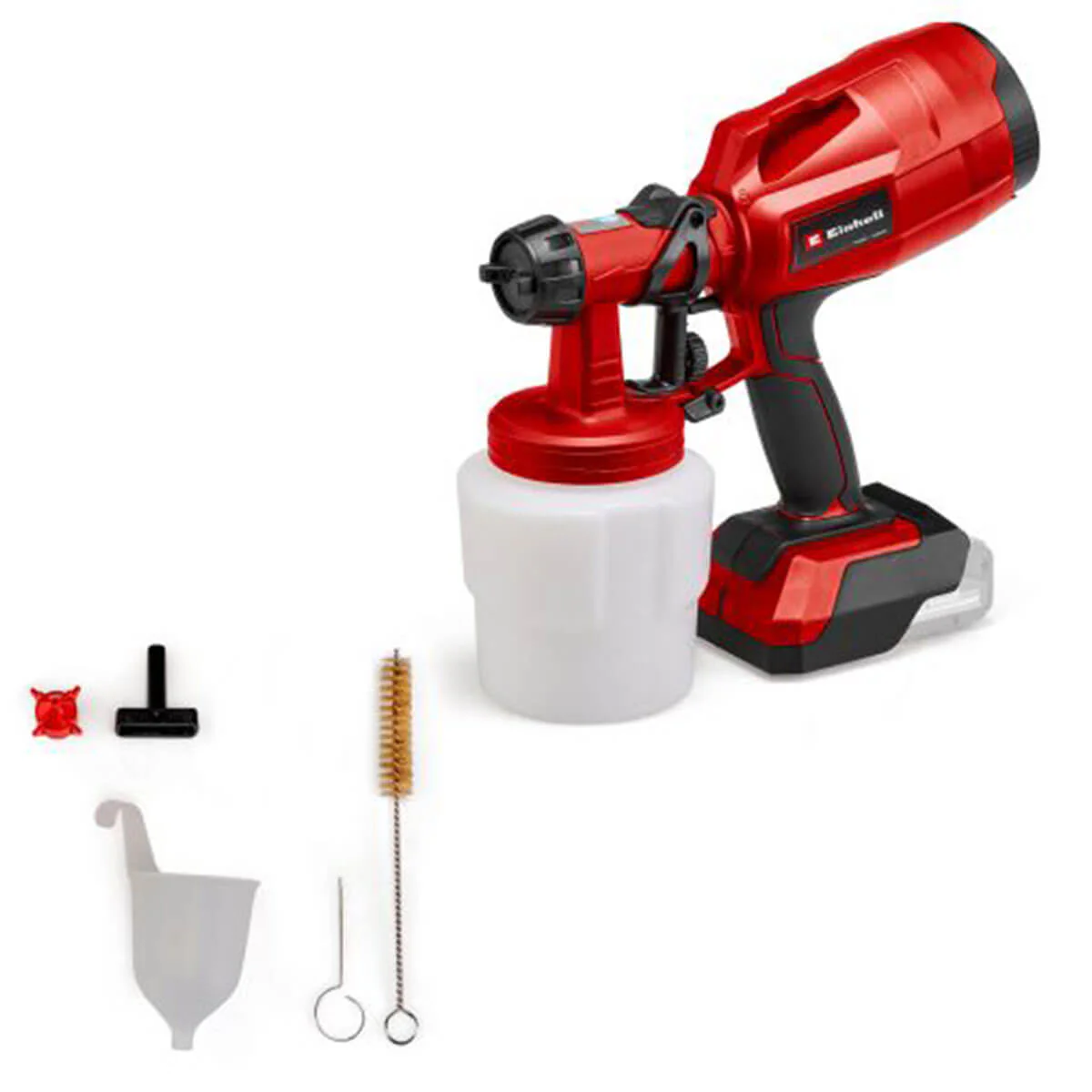 Pistola para pintar inalámbrica 18 V 800 ml+ batería (4.0 ah) + cargador marca Einhell - Image 2