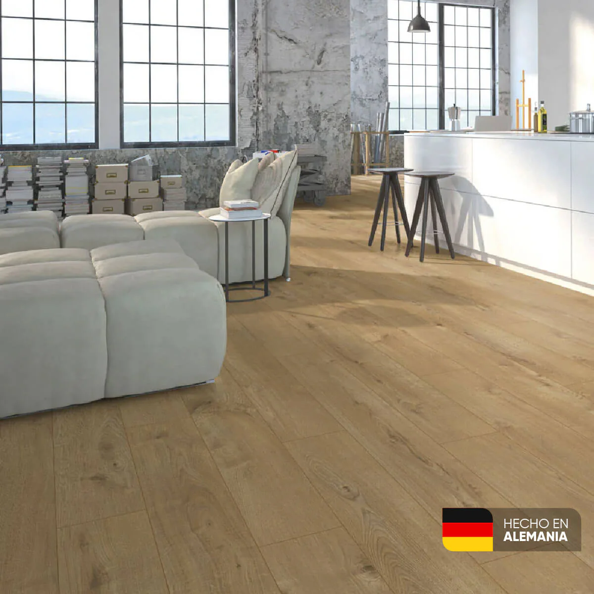Piso Laminado Roble Bosque 7mm marca Kronospan - Image 5