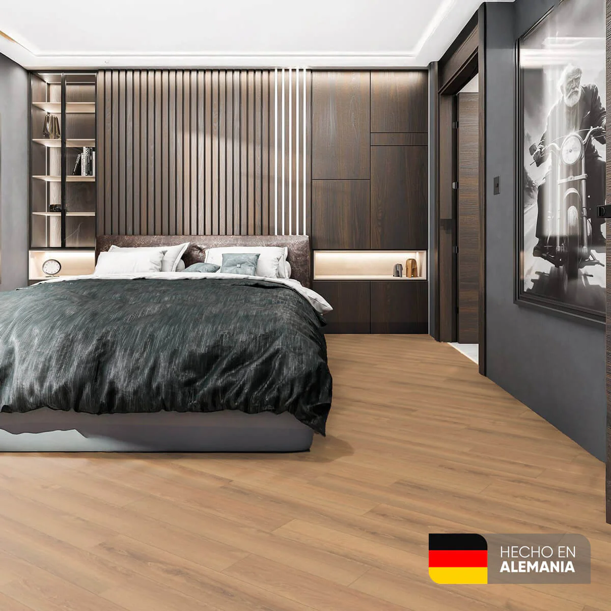 Piso laminado Roble Sienna de 7mm marca Kronospan - Image 7