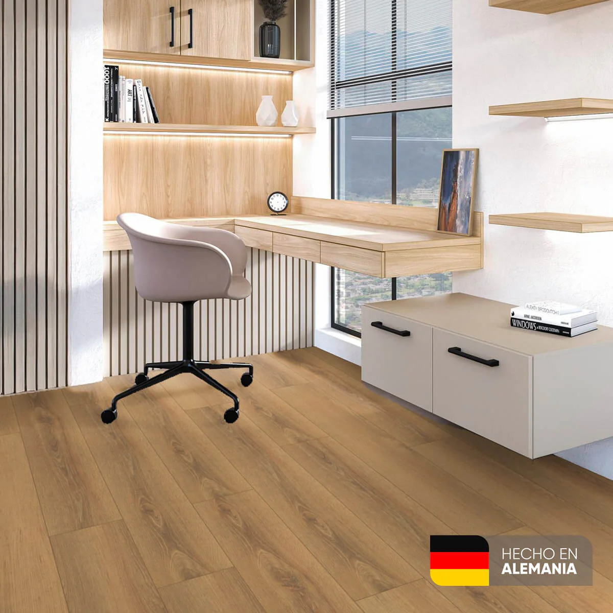 Piso laminado Roble Sienna de 7mm marca Kronospan - Image 6