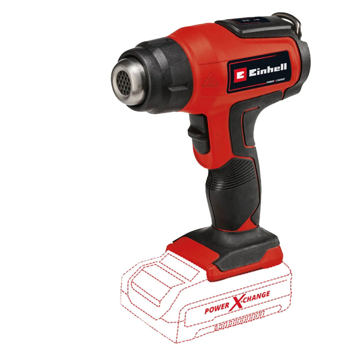 Pistola de calor inalámbrica 18 V + batería (2.5 ah) + cargador marca Einhell - Image 2