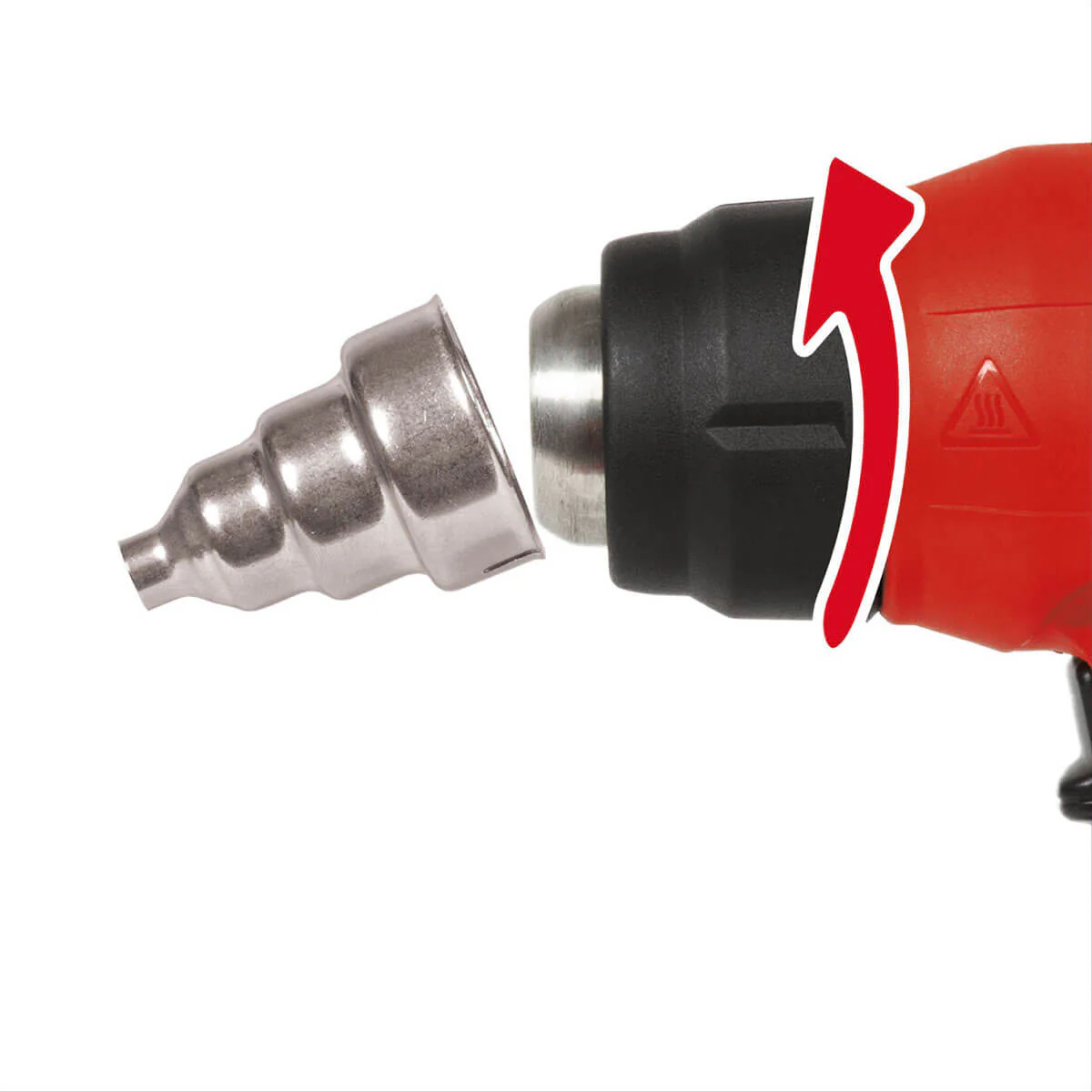 Pistola de calor inalámbrica 18 V + batería (2.5 ah) + cargador marca Einhell - Image 3