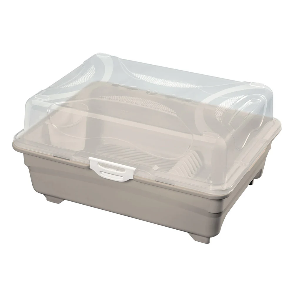 Portavajilla escurridor gigante taupe marca Rimax - Image 3