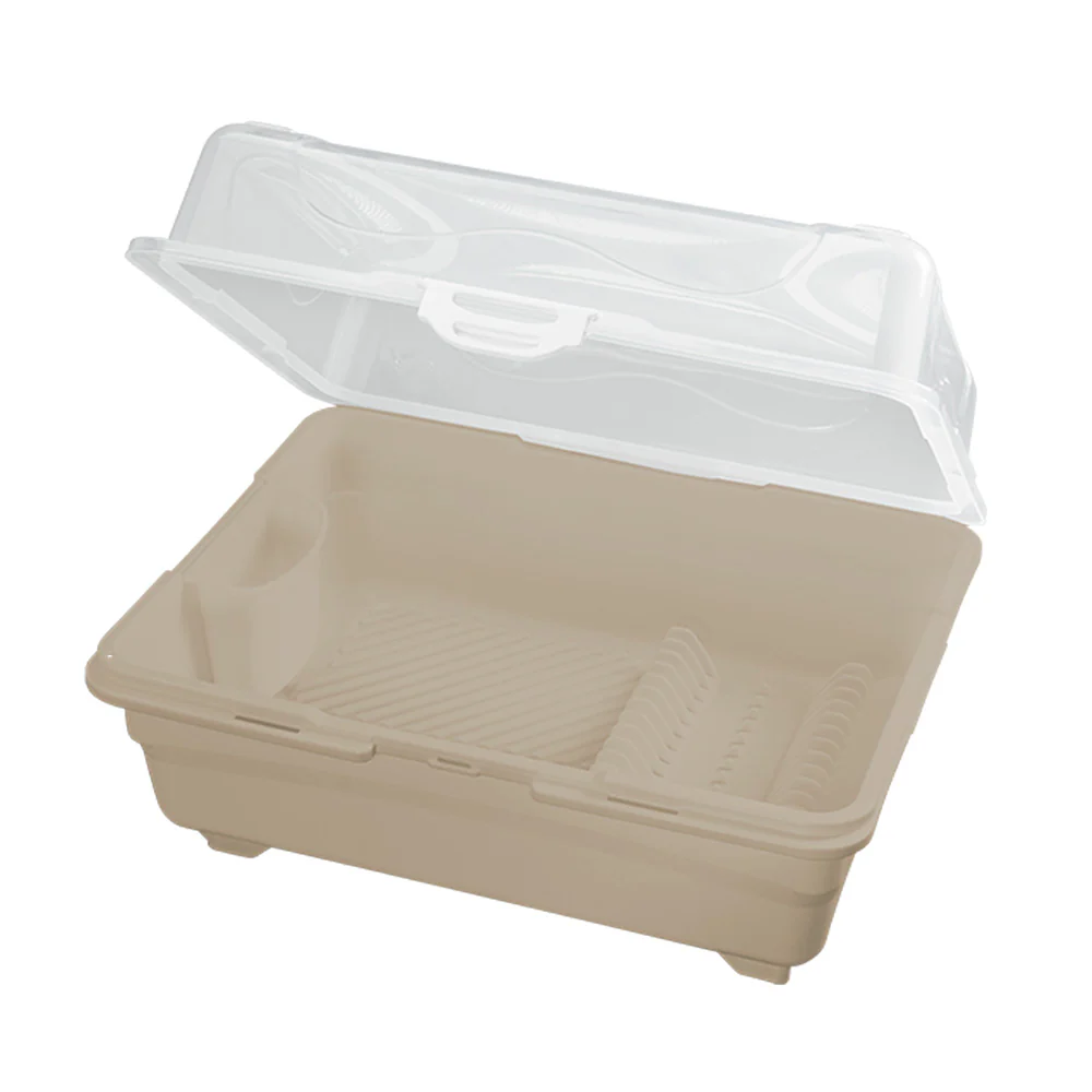 Portavajilla escurridor gigante taupe marca Rimax - Image 4