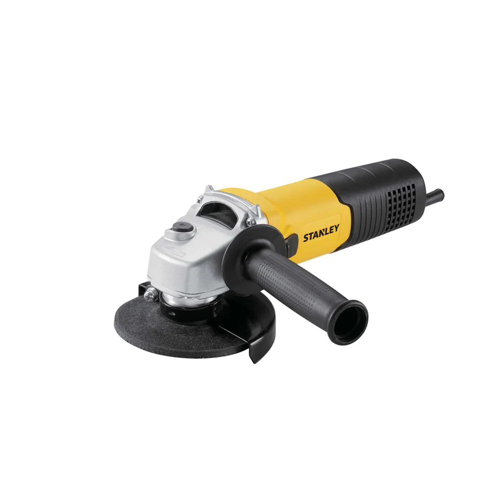 Esmeriladora angular de 4-1/2". 1050w + 2 discos + estuche marca Stanley