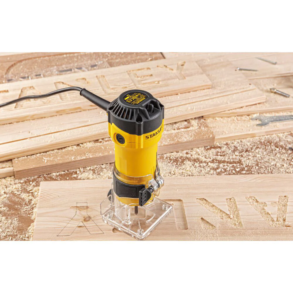 Router rebordeadora de 550w. 1/4" y 35000rpm marca Stanley - Image 3