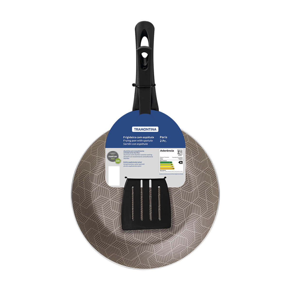 Sartén antiadherente con espátula de nylon 22 cm Tramontina - Image 3