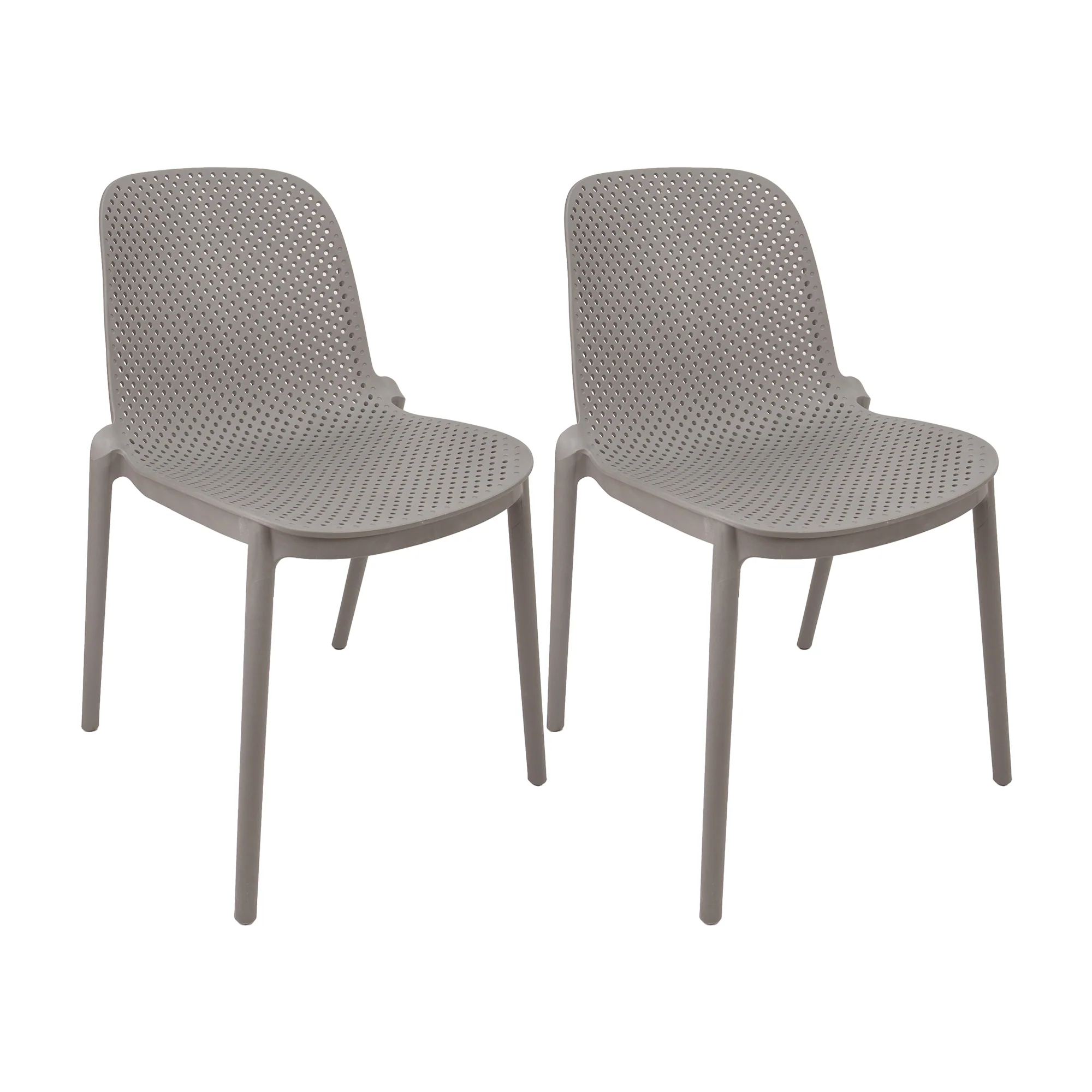 Set de 2 sillas exterior berlin sin brazos beige marca Boxbit