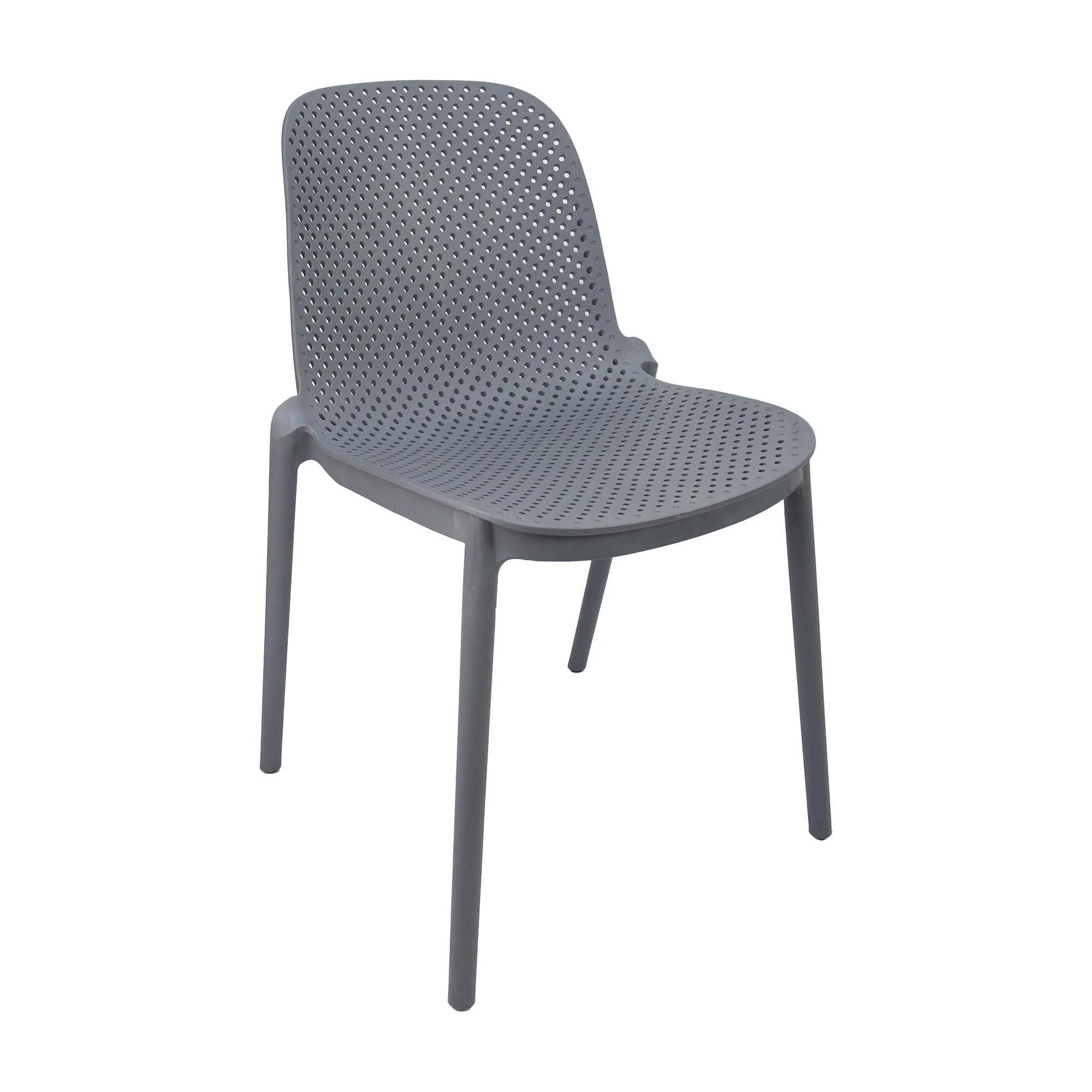 Set de 2 sillas exterior berlin sin brazos gris  marca Boxbit - Image 4