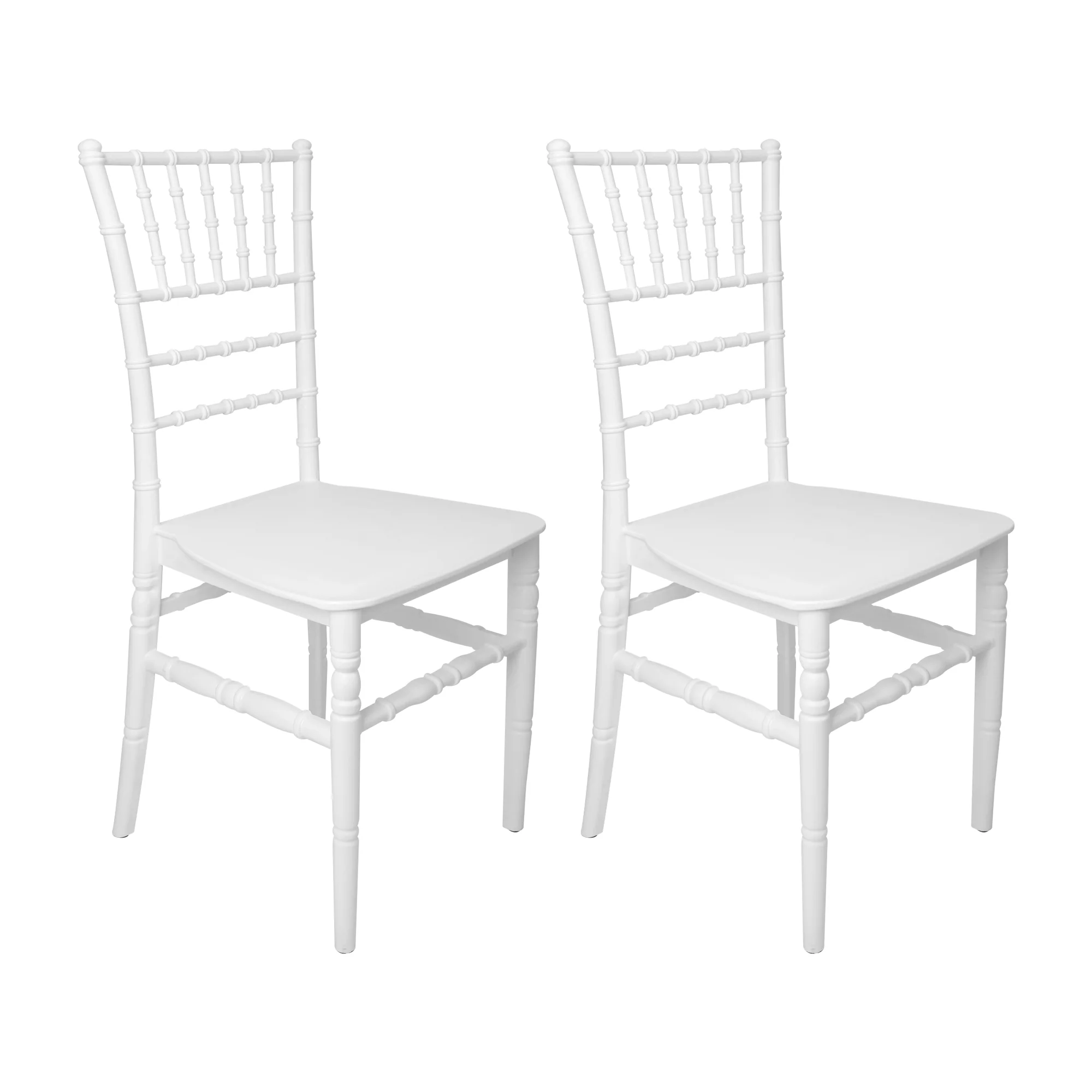 Set de 2 sillas exterior tiffany sin brazos blanco  marca Boxbit