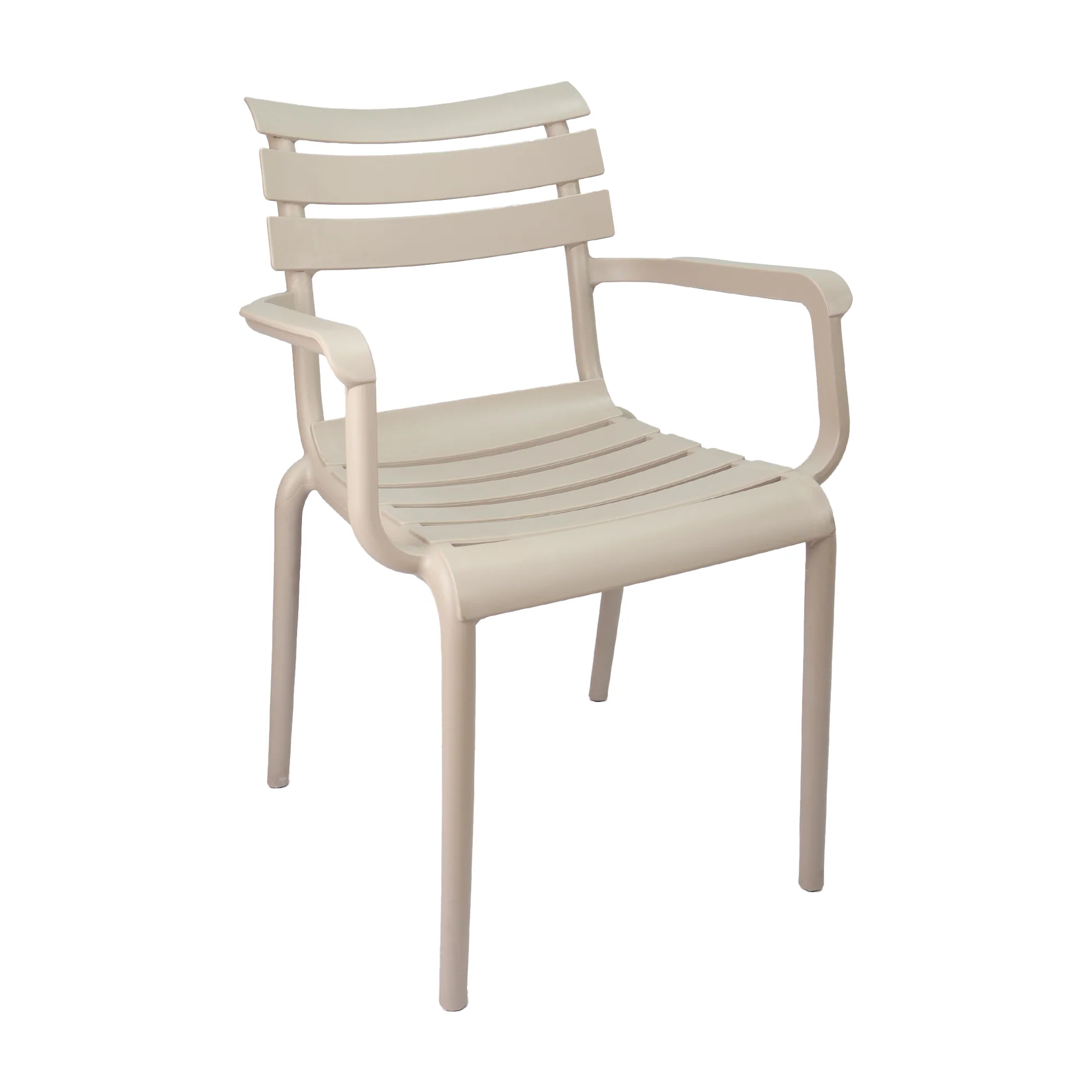 Set de 2 sillas exterior venecia con brazos beige  marca Boxbit - Image 2