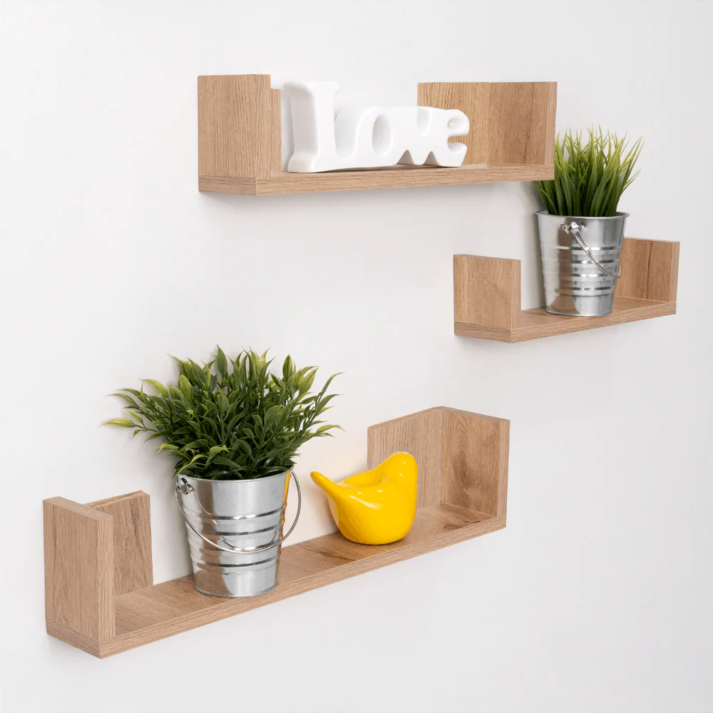 Set de Repisas en U Eva, Beige, X6 Unidades - Image 3
