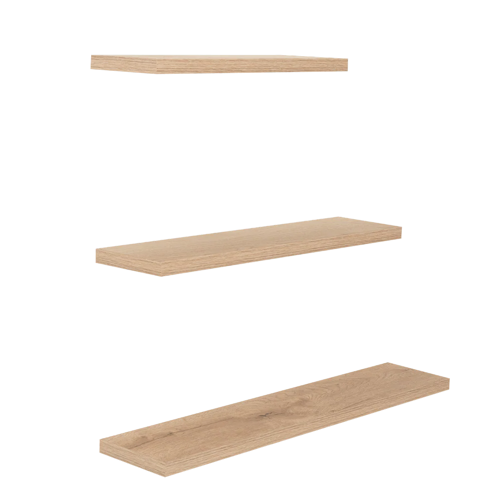 Set de Repisas Flotantes Ballucci, Beige, X3 Unidades - Image 4