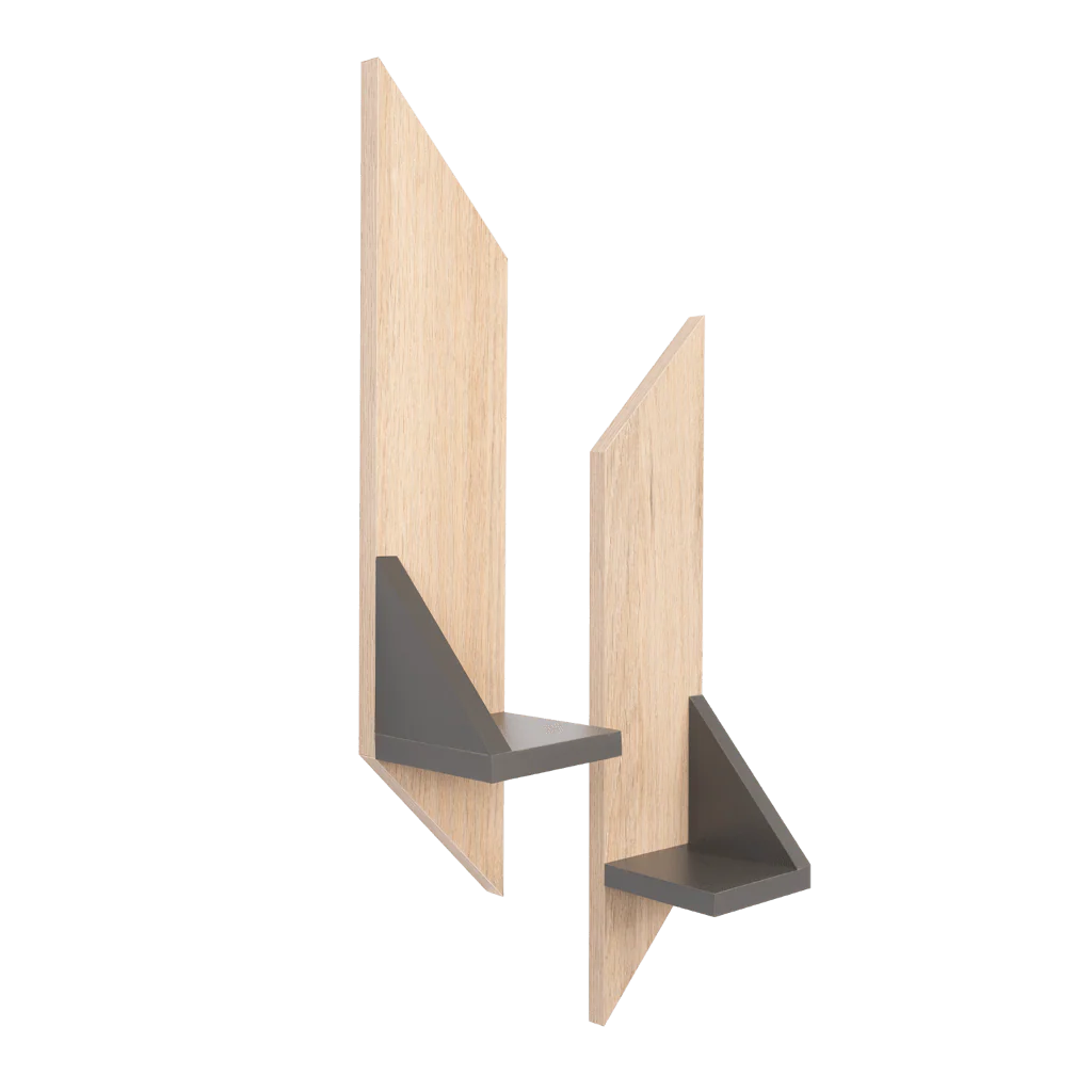 Set de Repisas Vettel, Beige, X 2 Unidades - Image 6
