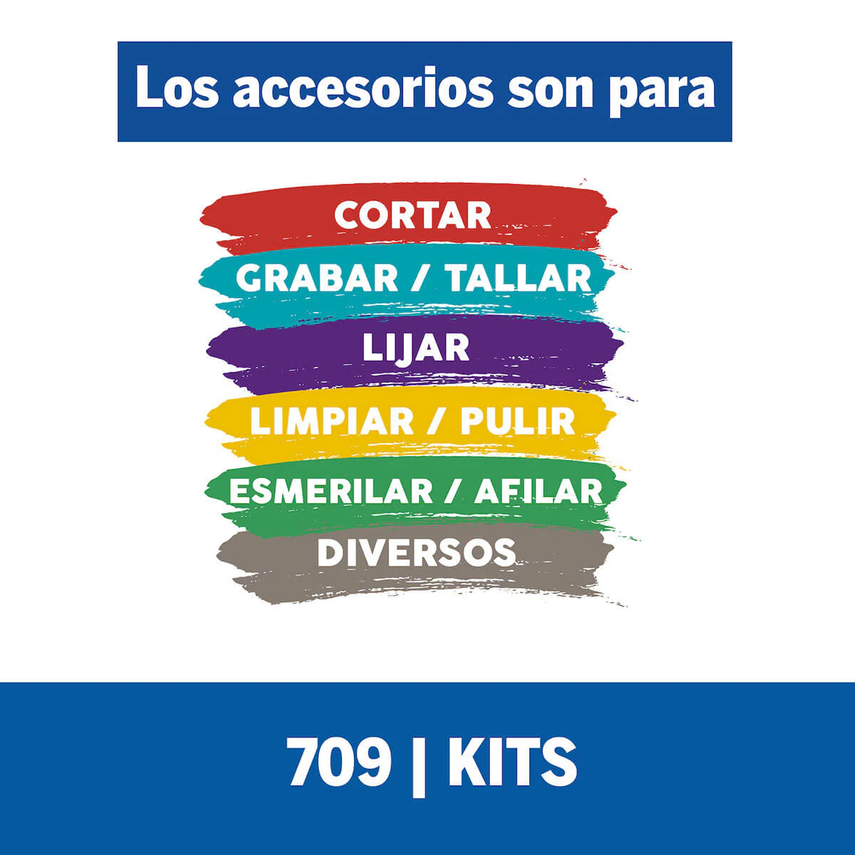 Set de Accesorios De Mototool 709 de 110 Piezas Dremel - Image 4