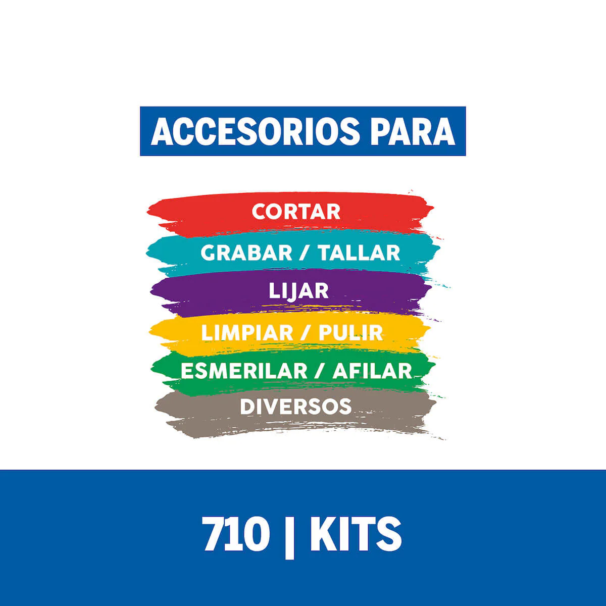 Set de accesorios De Mototool 710 de 160 Piezas Dremel - Image 2