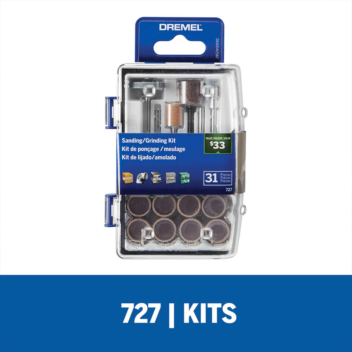 Set de accesorios De Mototool 727 de 31 Piezas Dremel
