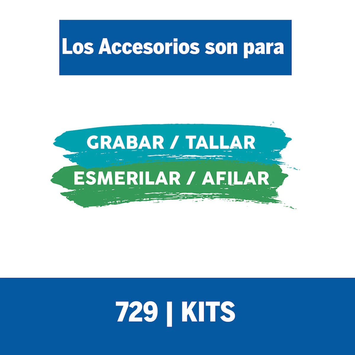 Set de accesorios de mototool 729 de 11 Piezas Dremel - Image 3
