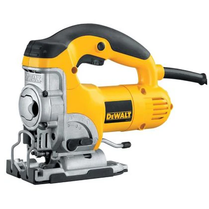 Sierra caladora orbital de 6.5amp con asa superior + bolsa contratista marca Dewalt