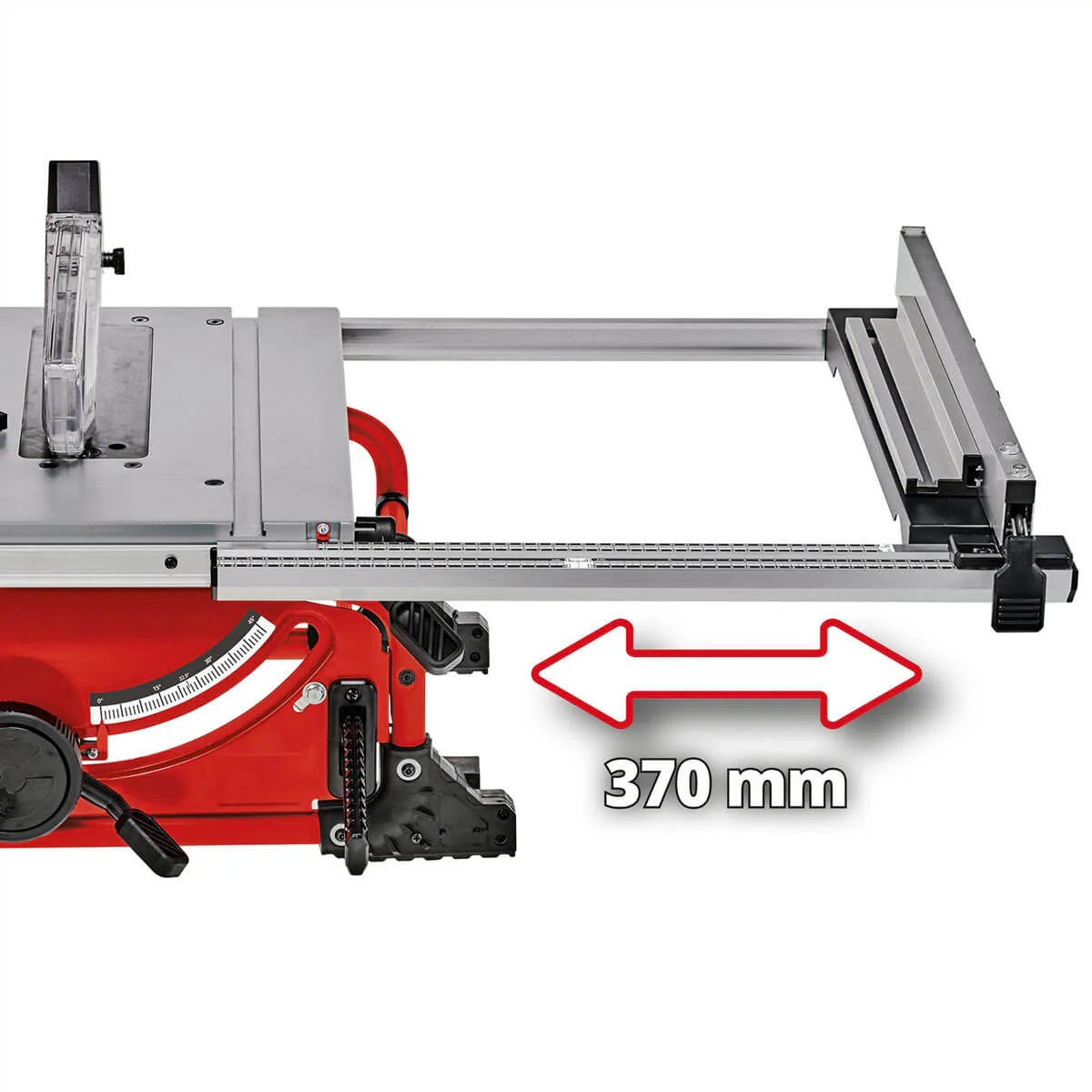 Sierra de mesa 10" inalámbrica 36 V 3800 rpm + 2 baterías (4.0 ah) + 2 cargadores marca Einhell - Image 4