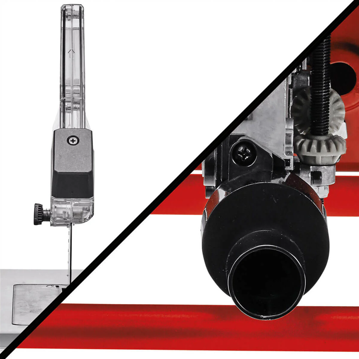 Sierra de mesa 10" inalámbrica 36 V 3800 rpm + 2 baterías (4.0 ah) + 2 cargadores marca Einhell - Image 5