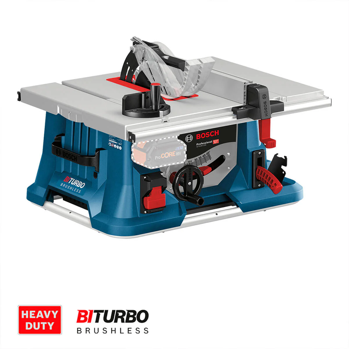 Sierra de Mesa inalámbrica 18V GTS 18V-216 Brushless + 1 Cargador GAL1880 + 1 Batería ProCore 18V 8AhMarca Bosch - Image 6
