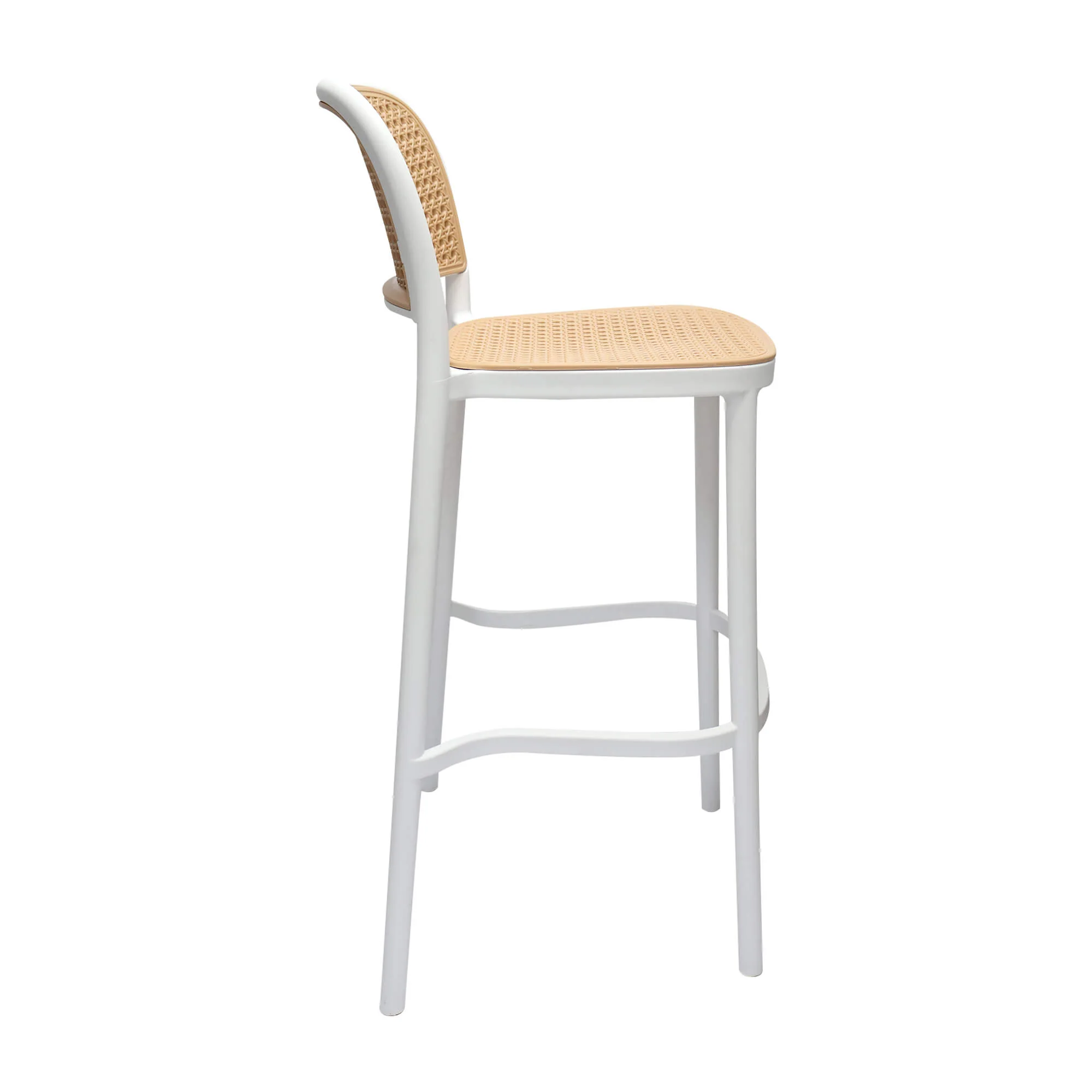 Silla de barra color blanco-beige - Image 2