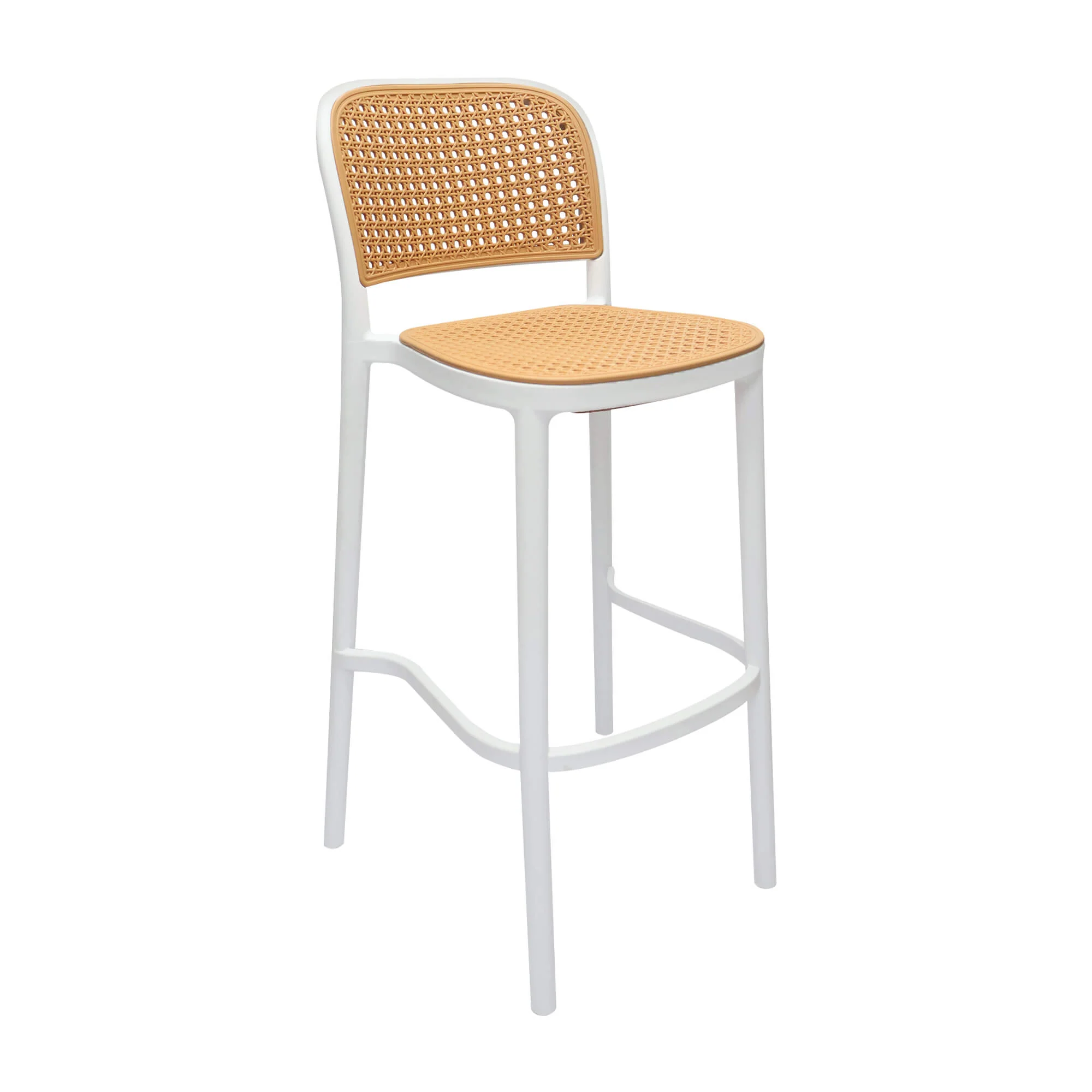 Silla de barra color blanco-beige - Image 3