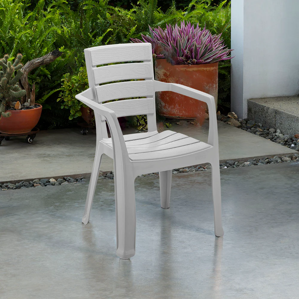 Silla barú con brazos gris hielo marca Rimax - Image 2
