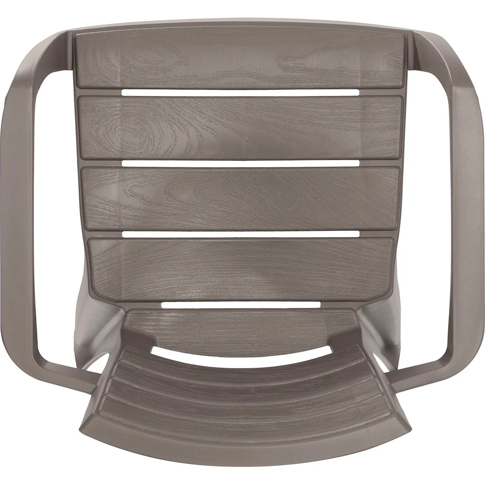 Silla barú con brazos mocca marca Rimax - Image 6