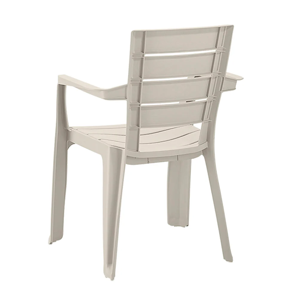 Silla barú con brazos taupe marca Rimax - Image 4