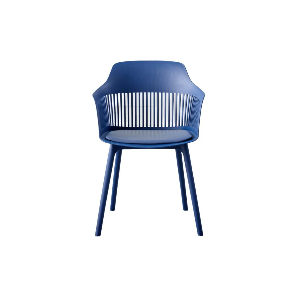 Silla Con Cojin Max, Color Azul, Con espaldar en rejilla - Image 6