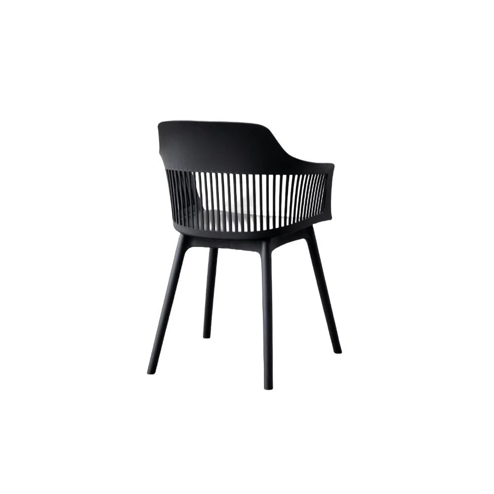 Silla Con Cojin Max, Color Negro, Con espaldar en rejilla - Image 15