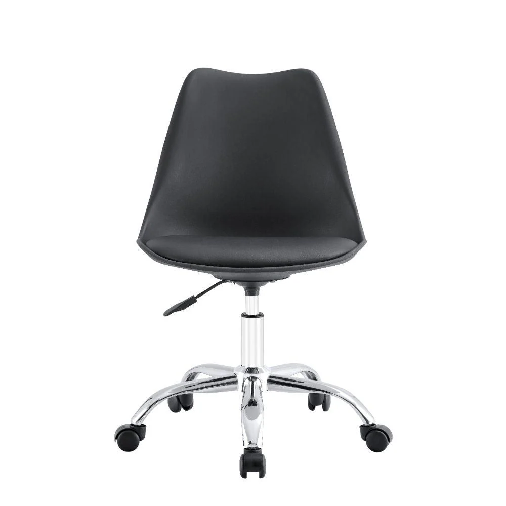 Silla de Escritorio Jetix, Negro, Giratoria y acolchada con base metálica - Image 2