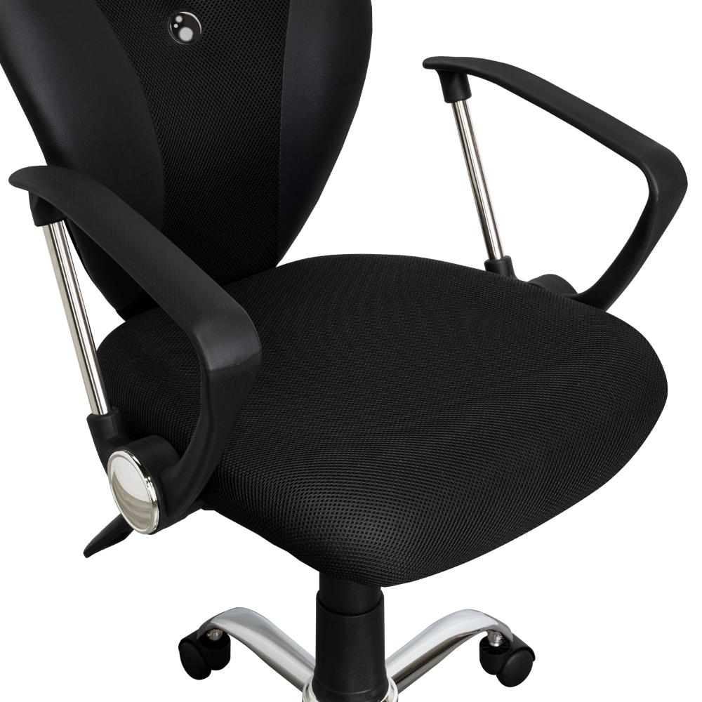 Silla de Escritorio Star, Wengue, con Cómodo Espaldar y Rodachinas Para Su Fácil Desplazamiento - Image 6