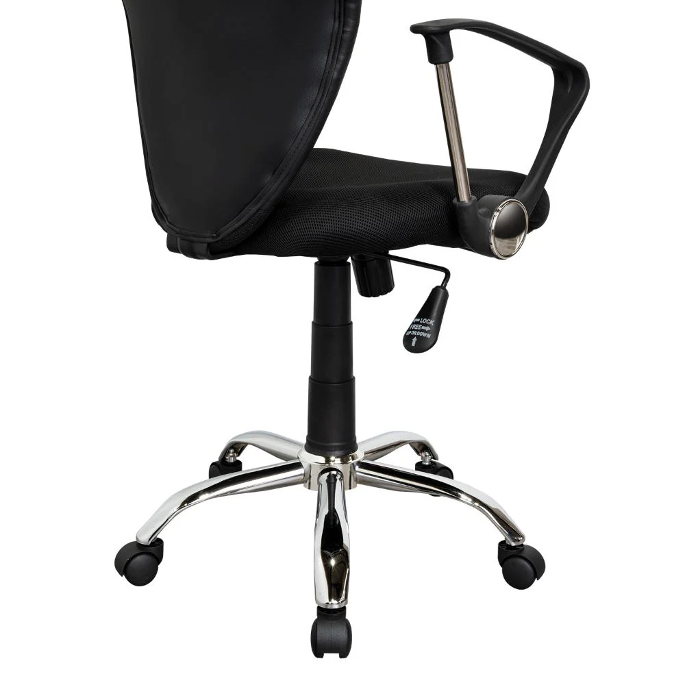 Silla de Escritorio Star, Wengue, con Cómodo Espaldar y Rodachinas Para Su Fácil Desplazamiento - Image 9