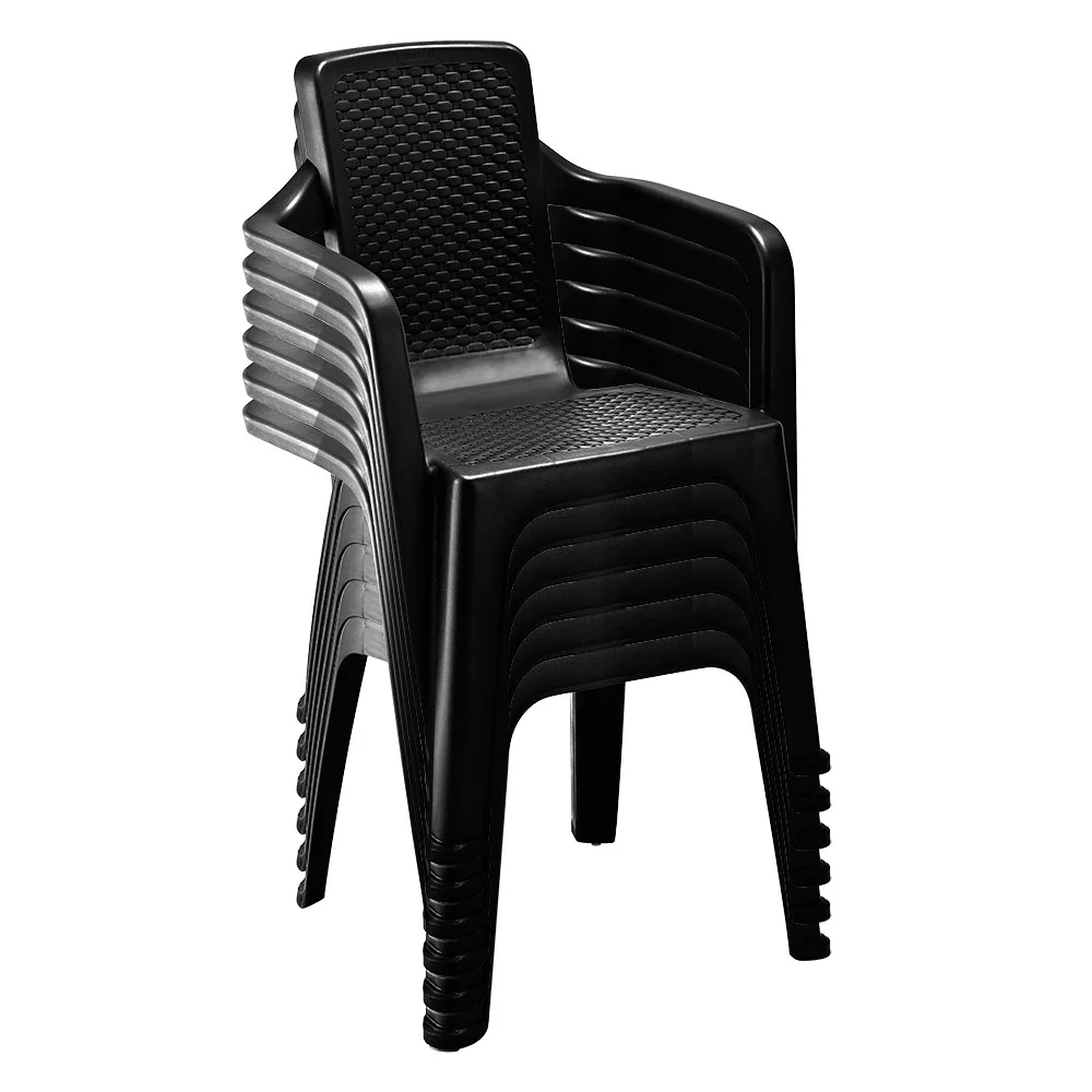 Silla eterna con brazos negra marca Rimax - Image 5