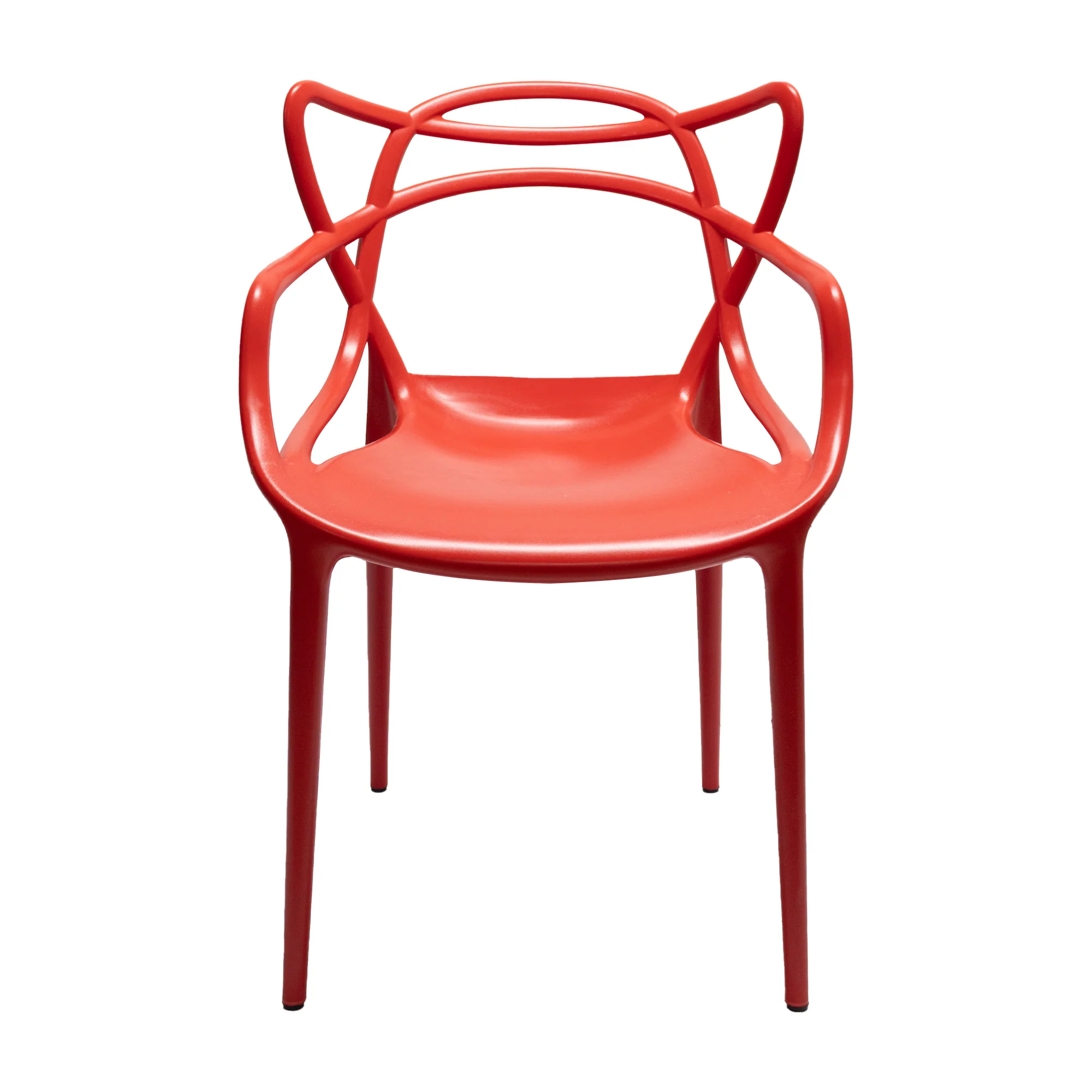 Silla exterior sidney con brazos rojo  marca Boxbit - Image 2