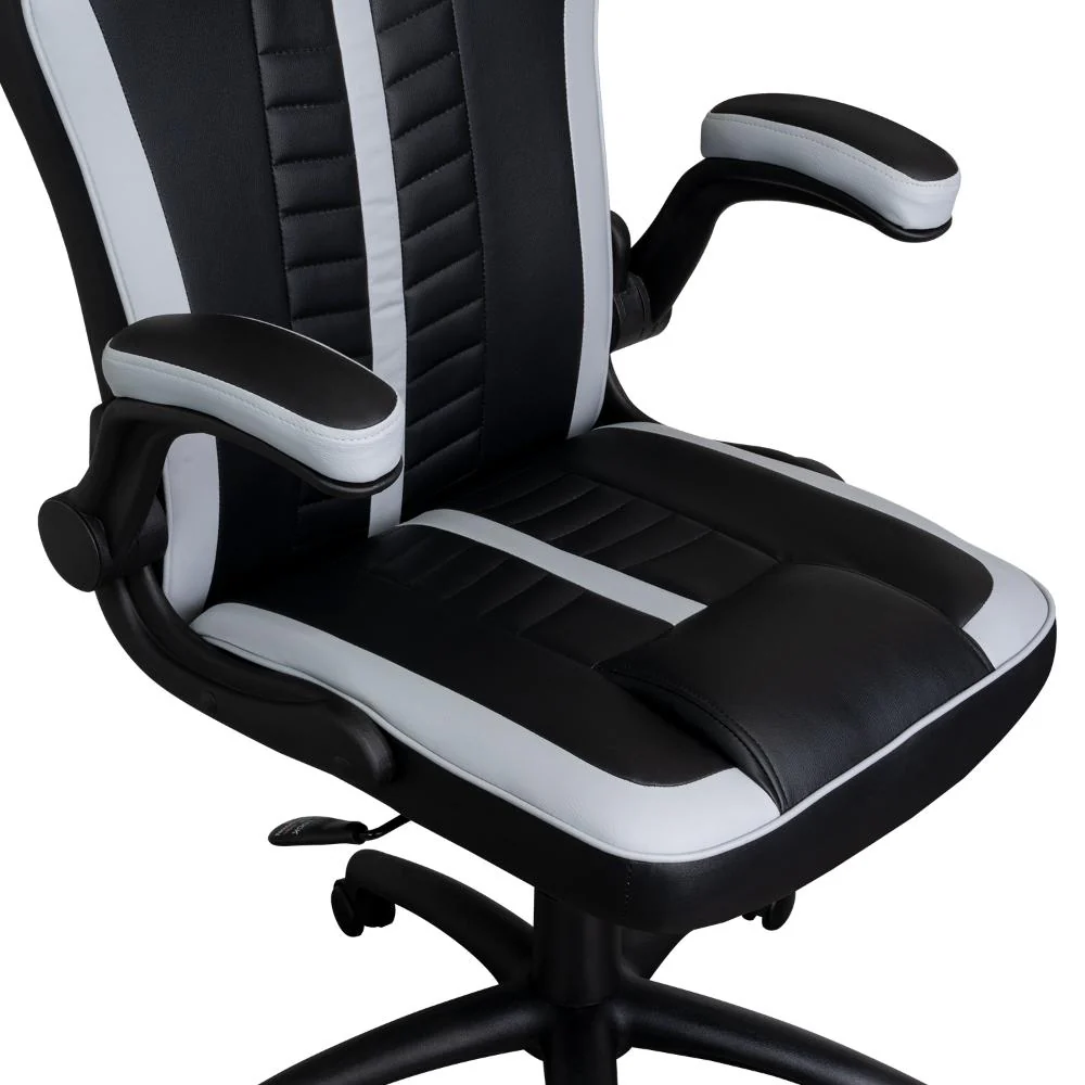Silla Gamer Rismel, Negro y Gris, con altura ajustable - Image 7