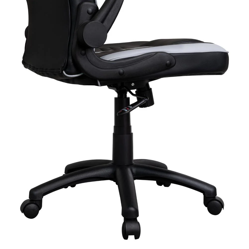 Silla Gamer Rismel, Negro y Gris, con altura ajustable - Image 9