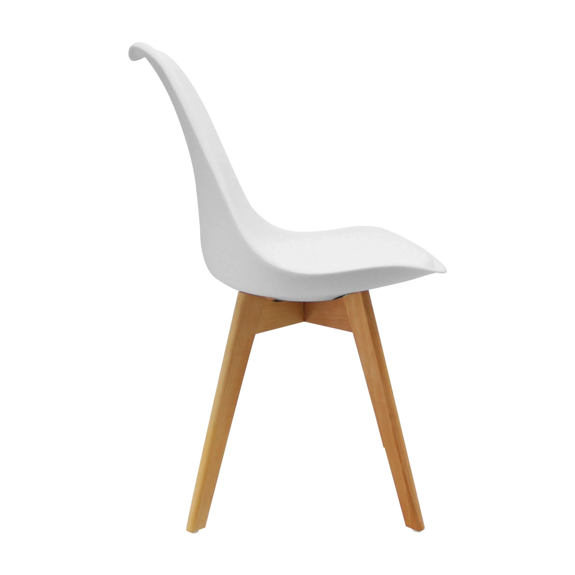 Silla de comedor joly color blanco - Image 3