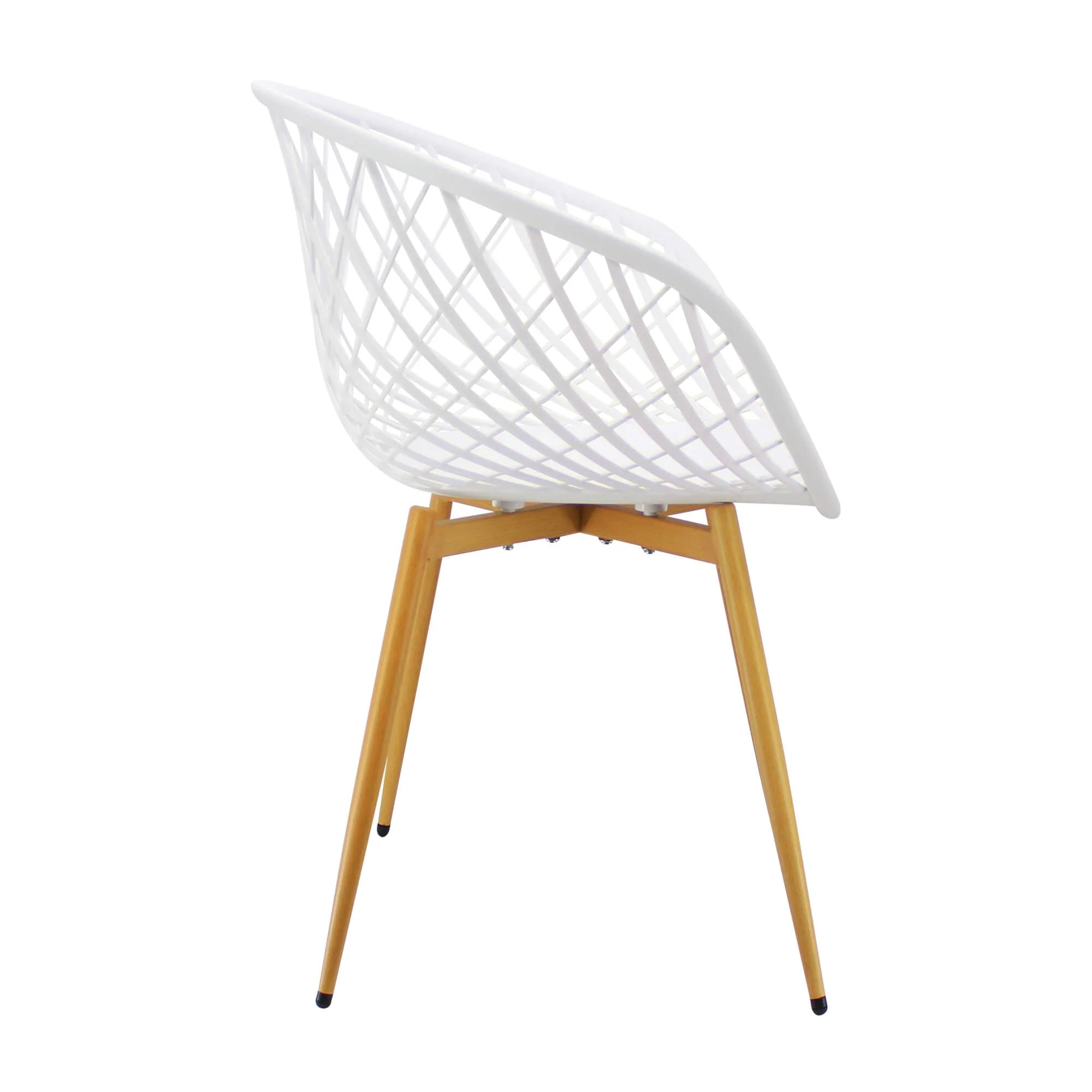 Silla de comedor loa color blanco - Image 3