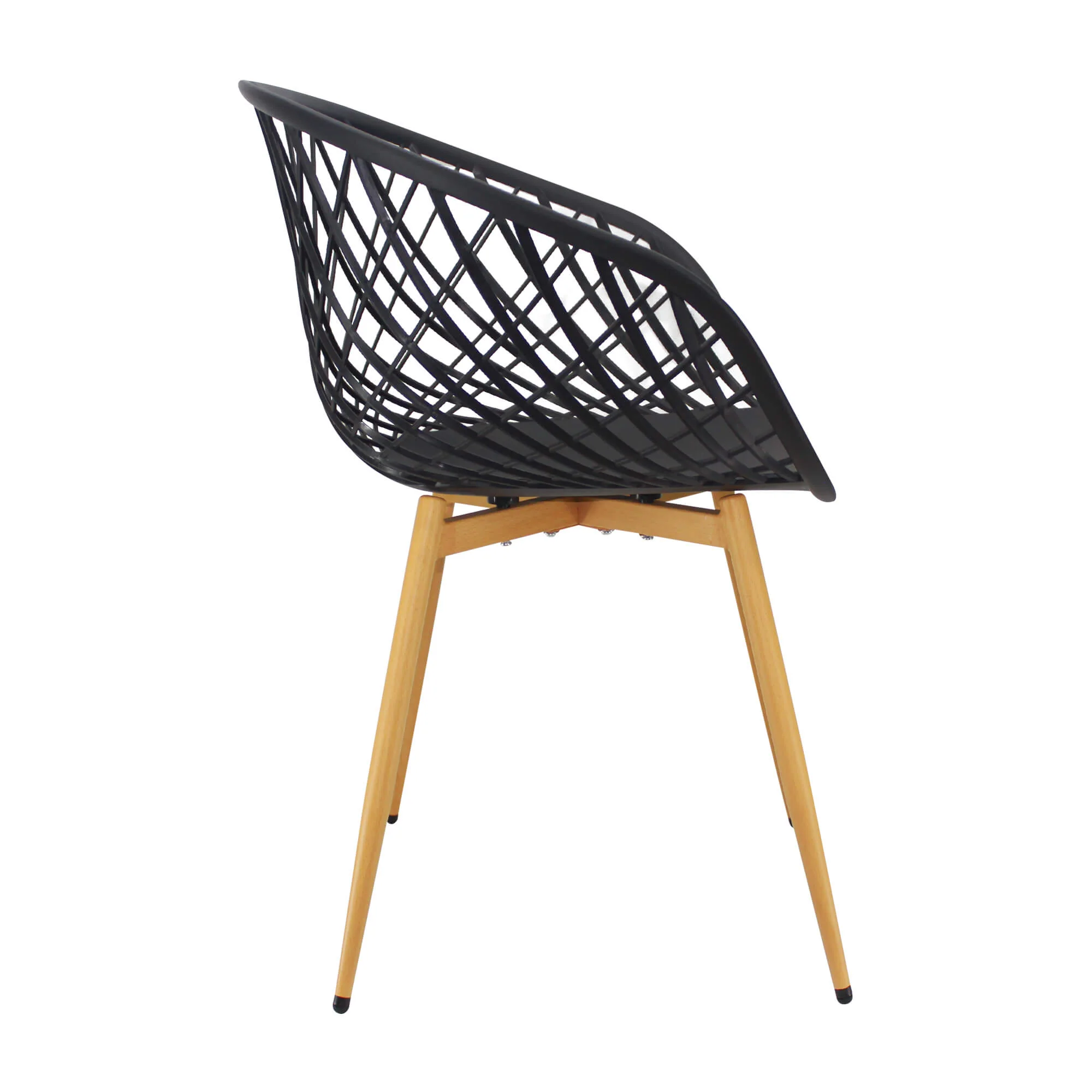 Silla de comedor loa color negro - Image 3